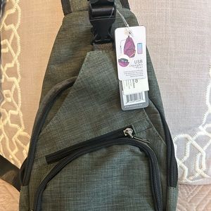 Nupouch Anti-Theft Day Pack Crossbody Sling Backpack